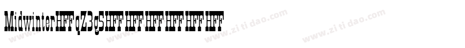 Midwinter-qZ3g5字体转换 Midwinter-qZ3g5字体转换