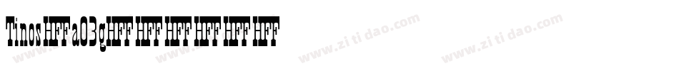 Tinos-aO3g字体转换