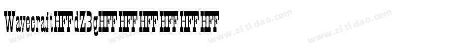 Wavecraft-dZ3g字体转换