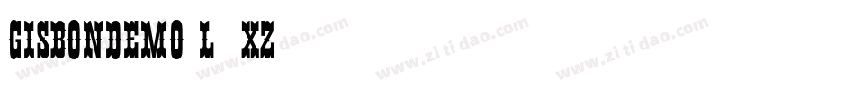 GisbonDemo-L33xZ字体转换