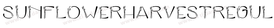 SunflowerHarvestRegular-mKam字体转换