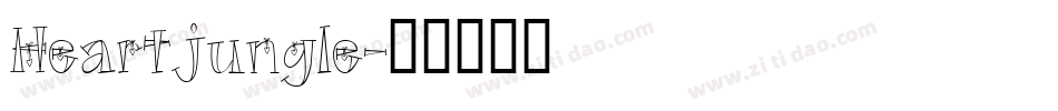 Heartjungle字体转换