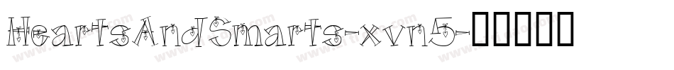 HeartsAndSmarts-xvn5字体转换