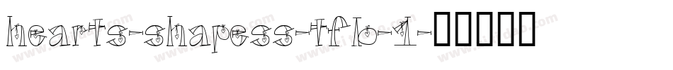 hearts-shapess-tfb-1字体转换