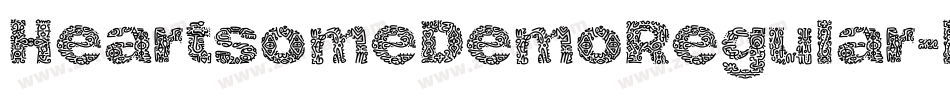 HeartsomeDemoRegular-lg8Ew字体转换