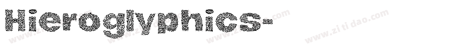 Hieroglyphics字体转换