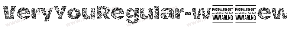 VeryYouRegular-w11ew字体转换