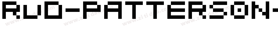 RvD-PATTERSON字体转换