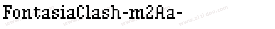 FontasiaClash-m2Aa字体转换