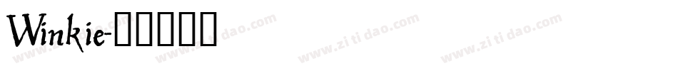 Winkie字体转换