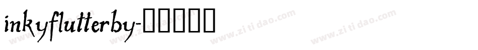 inkyflutterby字体转换