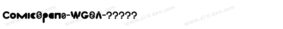 ComicSpans-WG2A字体转换