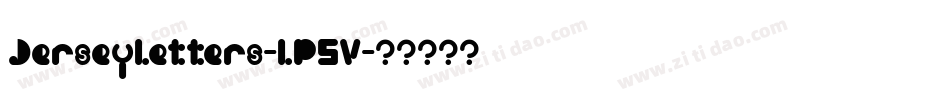 Jerseyletters-lP5V字体转换