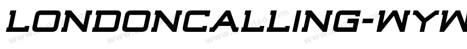 LondonCalling-WyWVz字体转换