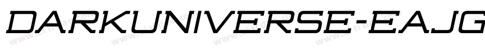 Darkuniverse-EaJGz字体转换