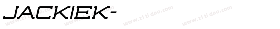 JackieK字体转换
