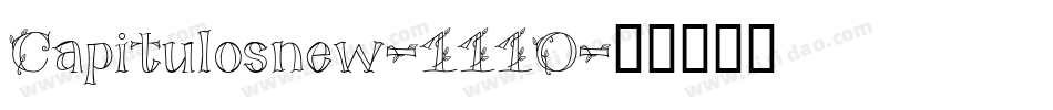 Capitulosnew-1110字体转换