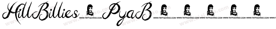 HillBillies-PyaB字体转换