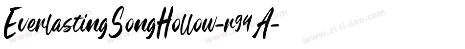 EverlastingSongHollow-r94A字体转换 EverlastingSongHollow-r94A字体转换