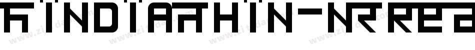 HindiaThin-nRrEV字体转换