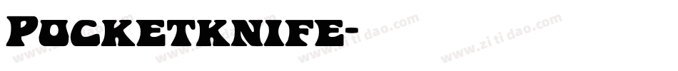 Pocketknife字体转换