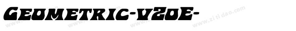 Geometric-vZ0E字体转换