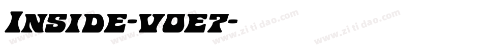 Inside-v0e7字体转换