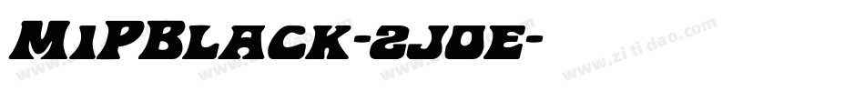 M1PBlack-2j0e字体转换