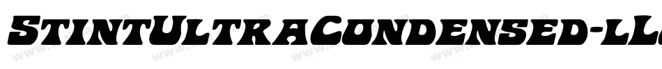 StintUltraCondensed-lL0e字体转换
