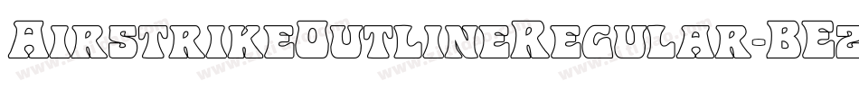 AirstrikeOutlineRegular-BEzx字体转换