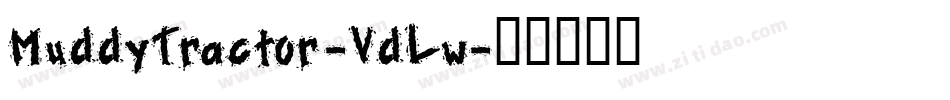 MuddyTractor-VdLw字体转换