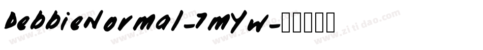 DebbieNormal-7mYw字体转换