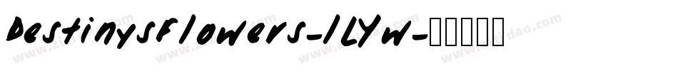 DestinysFlowers-lLYw字体转换