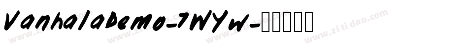 VanhalaDemo-7WYw字体转换