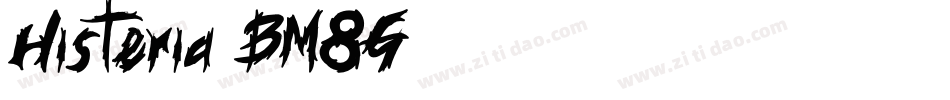 Histeria-BM8G字体转换