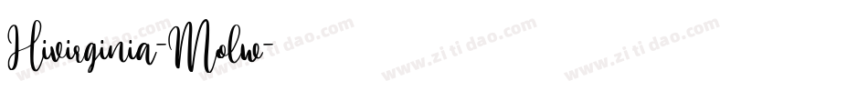 Hivirginia-Molw字体转换