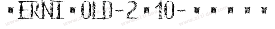 BerniBold-2Y1o字体转换