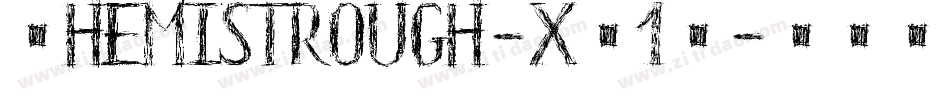 Chemistrough-xL1O字体转换