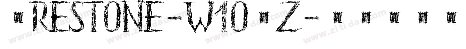 Crestone-w1oDz字体转换
