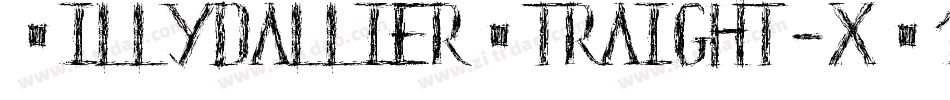 DillydallierStraight-xW1O字体转换