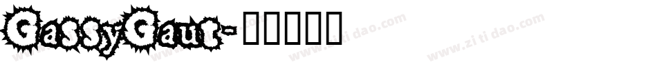GassyGaut字体转换