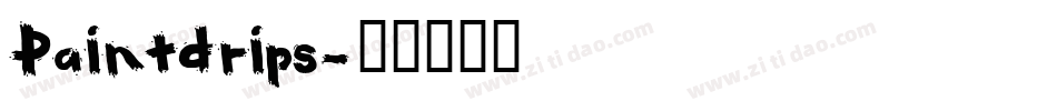 Paintdrips字体转换