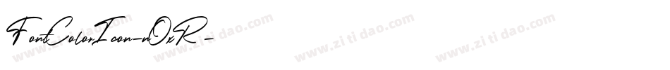 FontColorIcon-nOxR字体转换