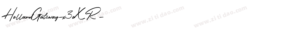 HollandGateway-x3oXR字体转换