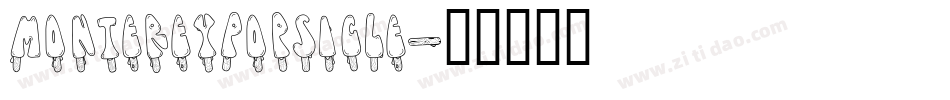 MontereyPopsicle字体转换