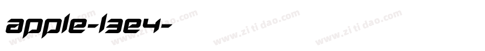 Apple-L3e4字体转换