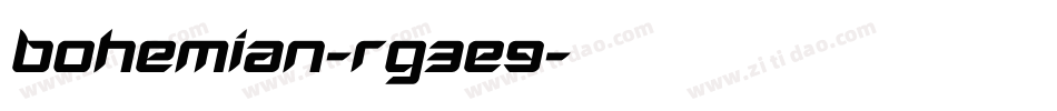 Bohemian-rg3E9字体转换