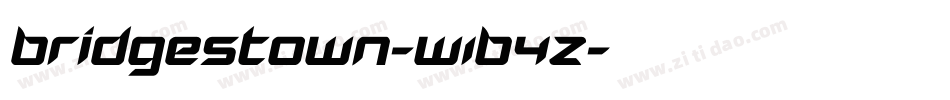 Bridgestown-w1B4z字体转换