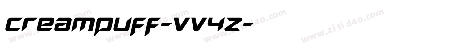 Creampuff-VV4Z字体转换
