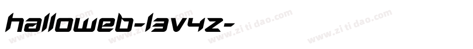 Halloweb-L3V4Z字体转换